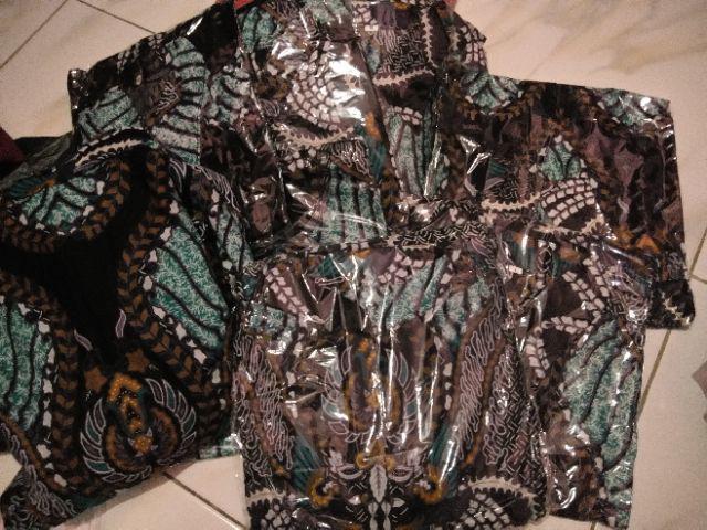 Batik Couple Keluarga Rnb Pramesti Lilit,bahan Katun Prada Mix Embos Madu Terlaris Termurah