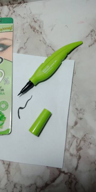 ECER!! EYELINER DAUN ALOE VERA 95% SMOOTH AND DURABLE