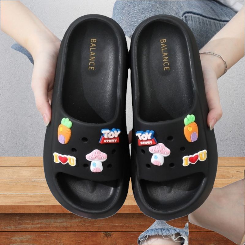 sandal  karet jelly  karakter 7002_A9 viral BALANCE import