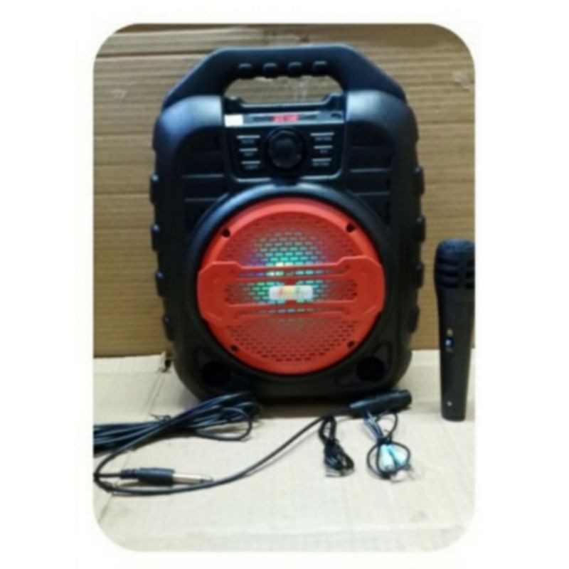 Speaker Portable TANAKA 6,5 IN Charger / desain Body ANTI PECAH T-8008 Bluetooth