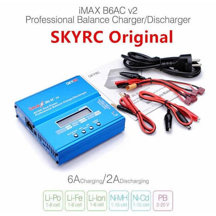 Skyrc Imax B6Ac V2 Original Charger/Discharger 1-6 Cells Lipo Charger