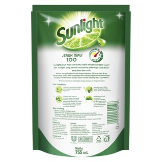 Sunlight Sabun Cuci Pencuci Piring Cair Jeruk Nipis Lime