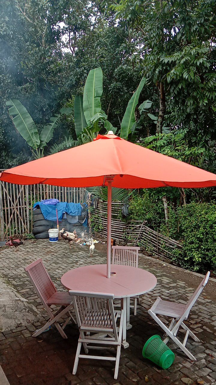 Kain Payung Taman, Kain Payung, Meja Payung, Payung