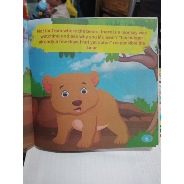 Buku Seri Fabel Inspiratif Tuan Beruang &amp; Monyet (19×19cm)