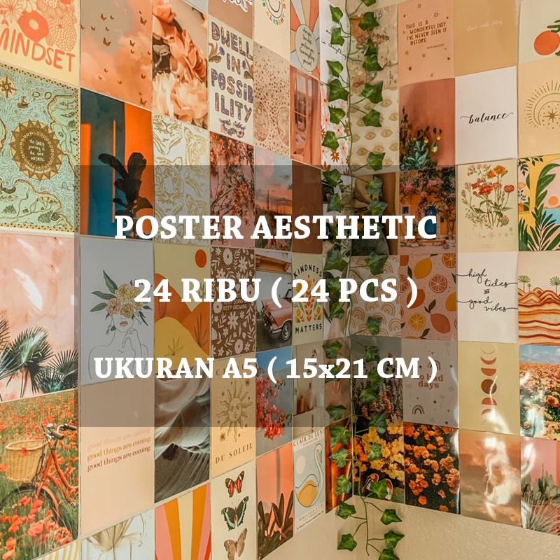 Poster Aesthetic | Poster Dinding Aesthetic | Poster Wall Collage | Aesthetic | Poster