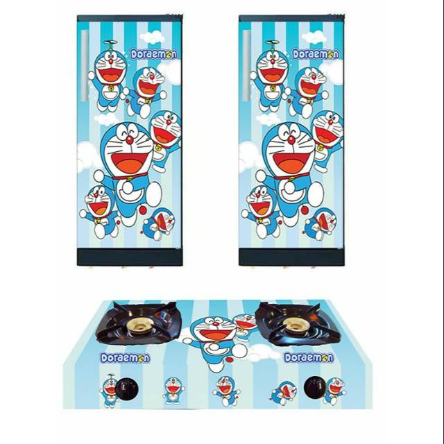 40+ Koleski Terbaik Stiker Kulkas Dan Kompor Doraemon