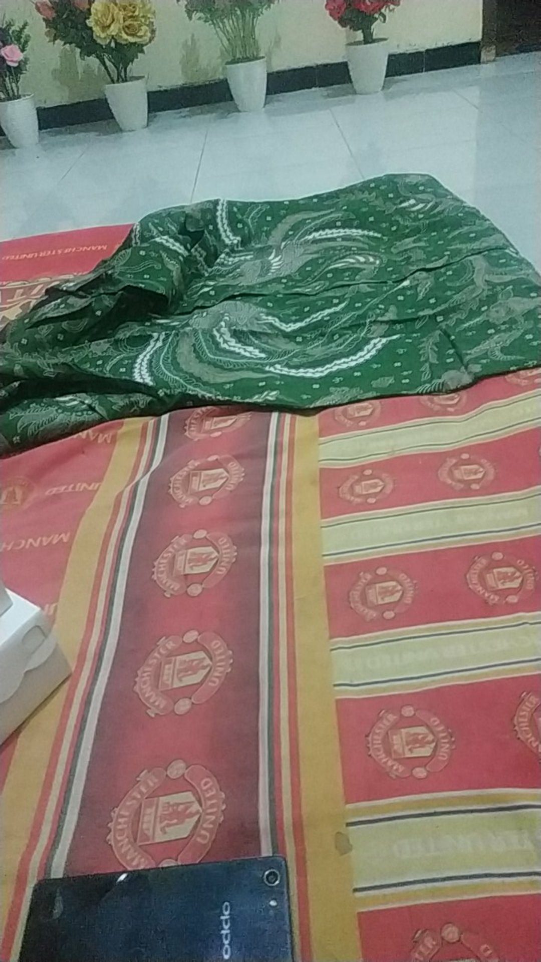 Batik Pria Merak Puspita Hijau Size M - Xxl  Batik Solo Halus Asli Katun Sragenan Full Furing