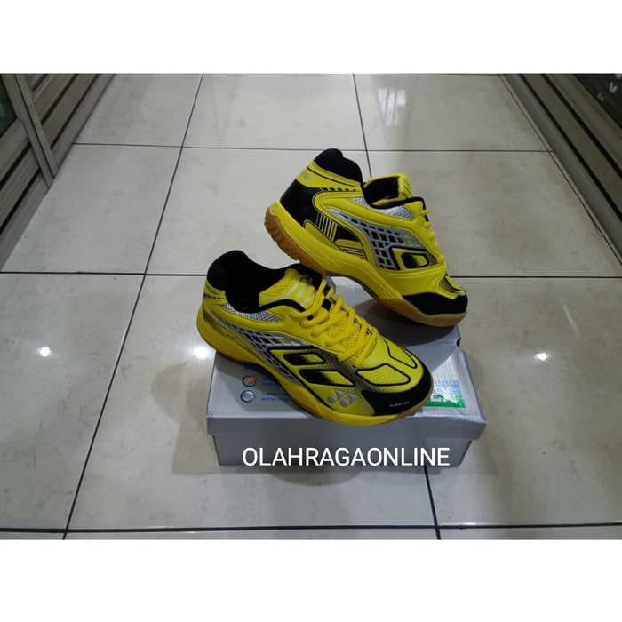 SEPATU BADMINTON YONEX ALL ENGLAND 04 yellow black silver