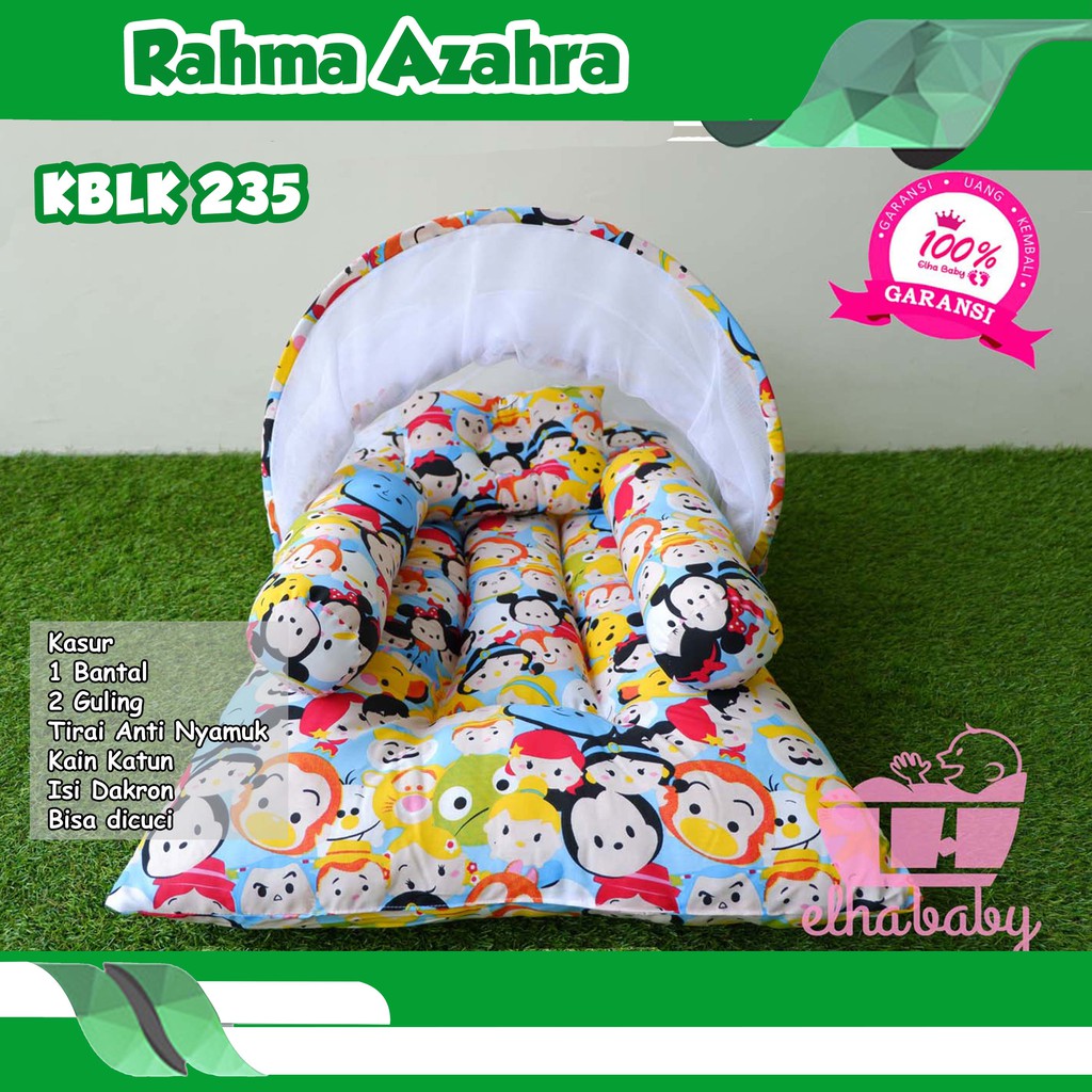 Kasur Bayi Lipat Berkelambu/ Tempat Tidur Bayi Babybess / KASUR/ KASUR LIPAT Baby Bess / Kelambu #07