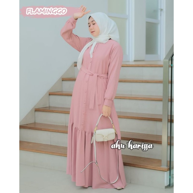 Fajrina Dress // Gamis Premium Quality // Gamis Terbaru Fajrina Dress Original Aku Karissa // Terbar
