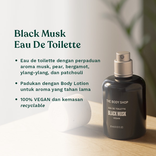 The Body Shop Black Musk Eau De Toilette EDT 60ml