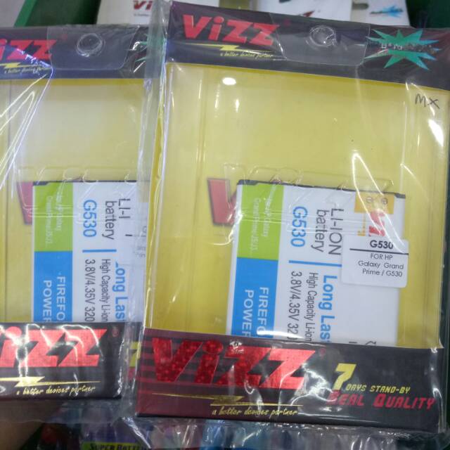 Baterai double power vizz samsung grand prime/J5 2015/J3 2015/J3 2016/J2 prime