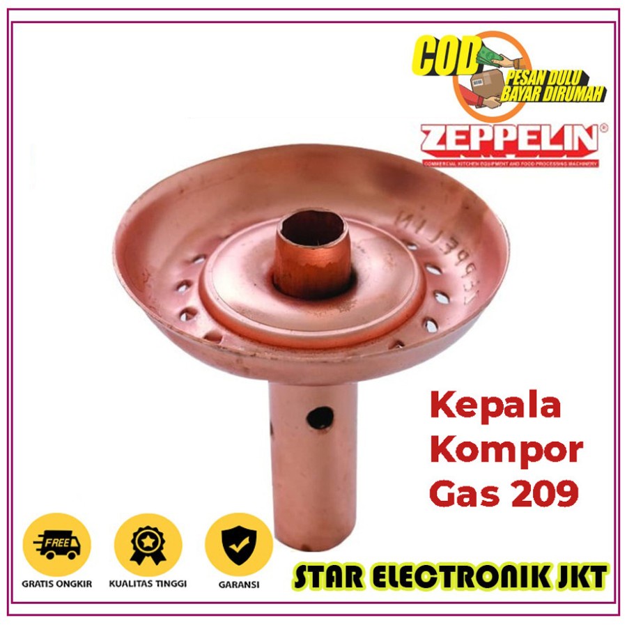 Kepala Kompor Gas Semawar Zeppelin 209 - (Kepalanya Saja)