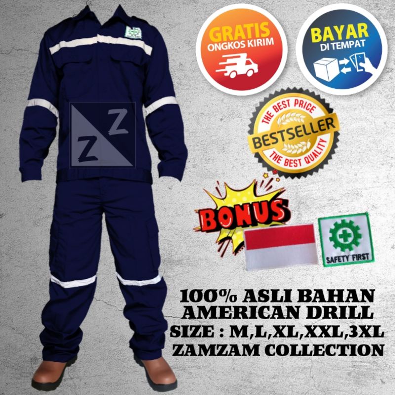 BAJU &amp; CELANA SAFETY KATELPAK WERPAK KEMEJA SERAGAM SAFETY KERJA TEHNIK LAPANGAN BAJU SAFETY LENGAN PANJANG BAJU SAFETY K3 BAJU SAFETY PROYEK BAJU SAFETY TAMBANG BAJU SAFETY KEREN BAJU SAFETY WELDER BAJU SAFETY MEKANIK