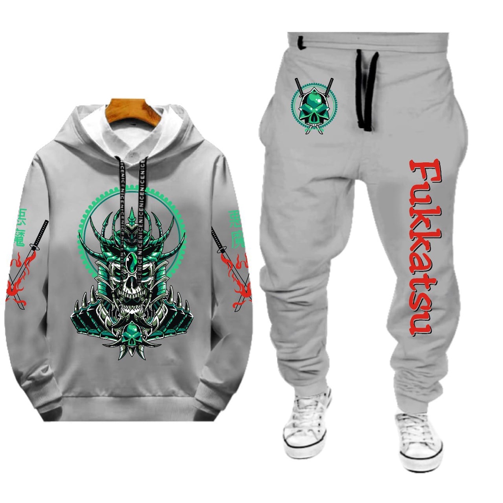 N_S Stelan 1paket Sweater Panjang+Celana Jogger SUSANOO