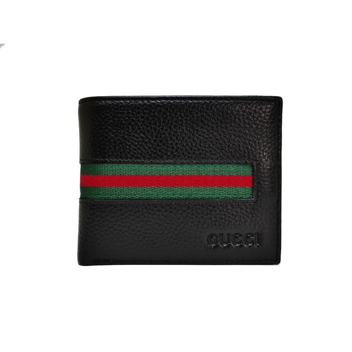 dompet kulit pria Guci DK3922-3black
