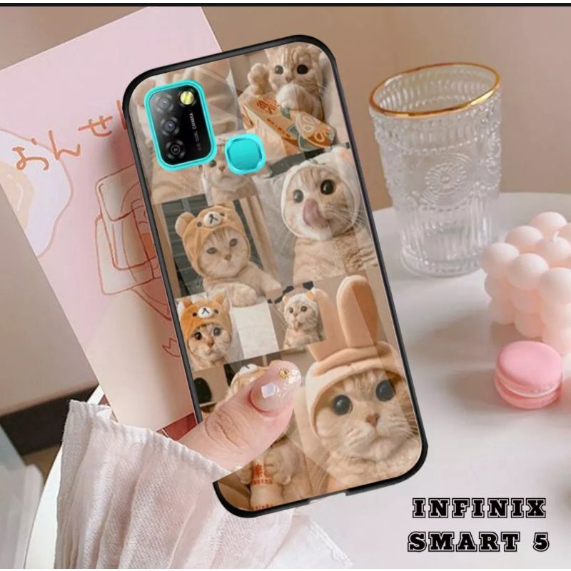 Athan Case Custom Infinix Smart 5 Aesthetic Kawai Neko series