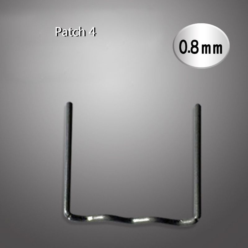 Cre 600Pcs Staples Flat Gelombang 0.6 / 0.8mm Untuk Alat Pertukangan