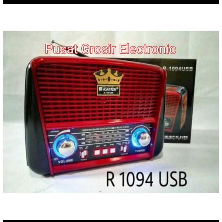 RADIO JADUL ASATRON R1094/1095 AM SW FM USB 3 BAND
