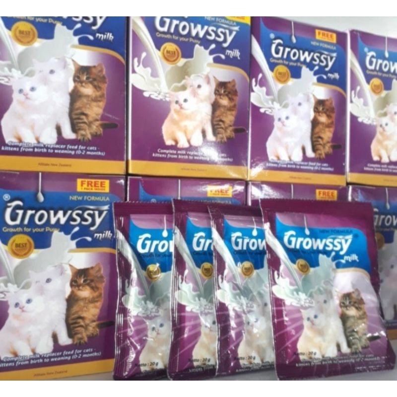 susu kucing growssy 1 kotak