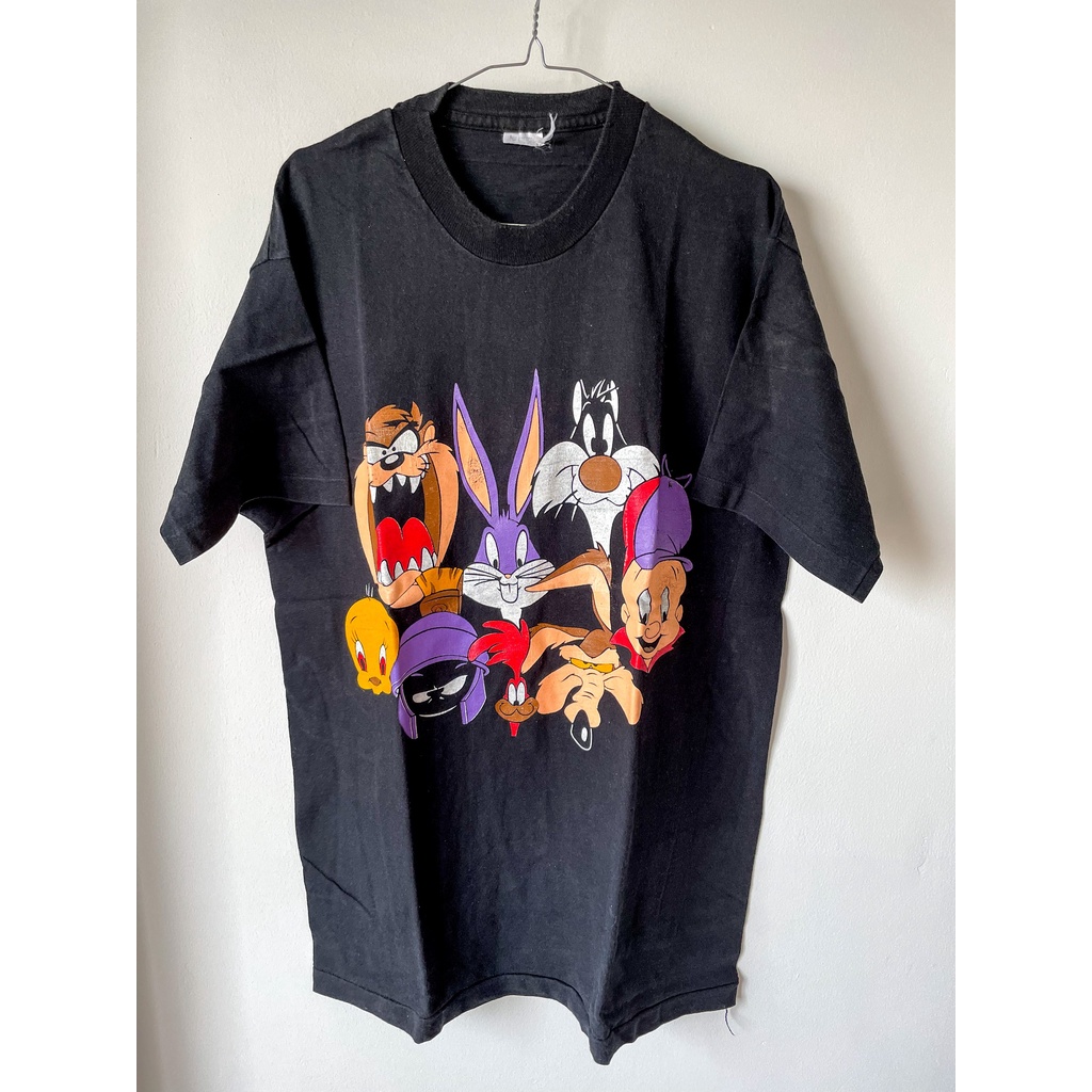Kaos T-shirt Looney Tunes Vintage Retro USA Second Original