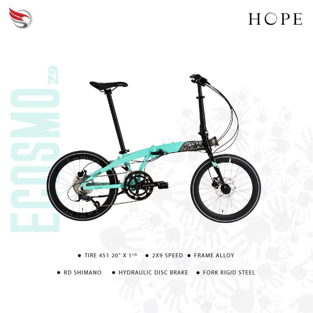 Sepeda Lipat Ecosmo z9 Bike For Hope