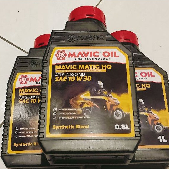 OLI MAVIC HQ 0.8 Liter Metic Sae 10W-30 / Oli Mavic 0.8 Metic