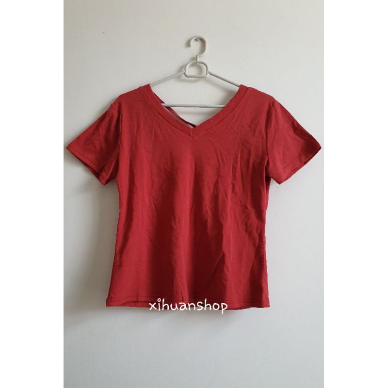 kaos Merah bata bellacita