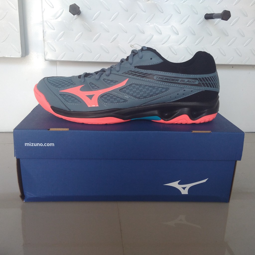 Sepatu Original Mizuno Thunder blade Sepatu Running Jogging Olahraga volly cowok cewek voly voli