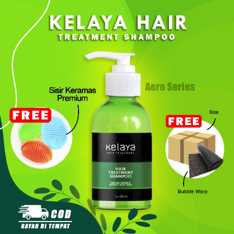 (Termurah Voucher + COD)KELAYA Shampo Anti Rontok Hair Treatment Penumbuh Rambut Botak Anti Rontok - Lazuardi Store