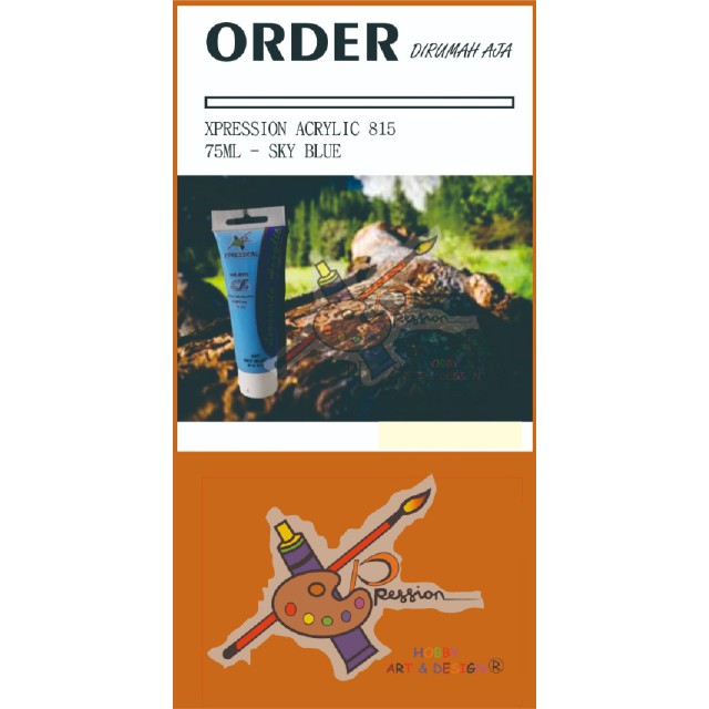 

XP LEONARDO ACRYLIC 75 ML SKY BLUE