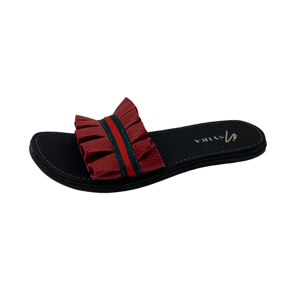 Insyira - Sandal Wanita Alena / Sandal Slop Wanita Non Slip Alas Hitam