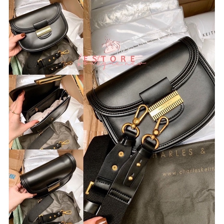 Tas Wanita Embellished Saddle