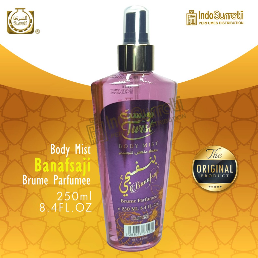 Body Mist 250ml - Banafsaji | Parfum Surrati