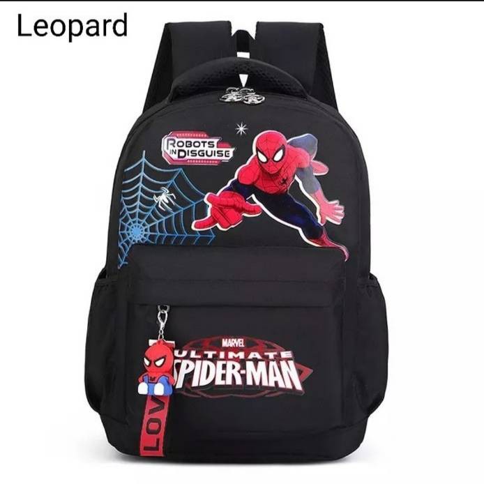 NIQABIS Tas Ransel Anak Laki Laki Karakter Spiderman Tas Sekolah Anak TK SD SMP Backpack Anak Cowok