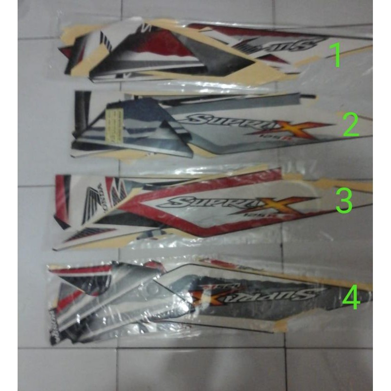 Sticker Striping Supra x 125 2011