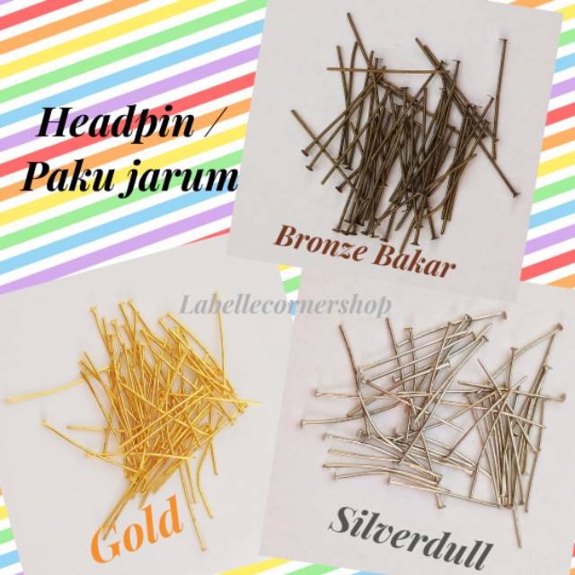 Headpin / Paku Jarum/ Paku T