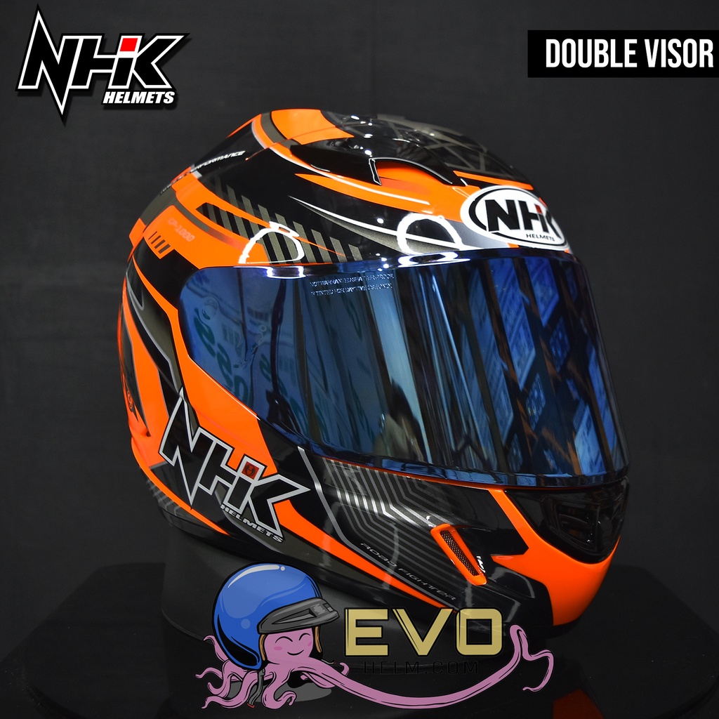 NHK GP 1000 SE PLASMA ORANGE FLUO SILVER