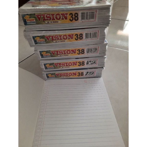 

BUKU TULIS VISION 38 LEMBAR