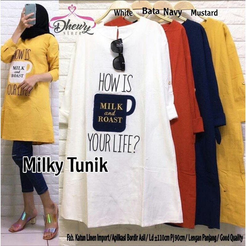 MILKY TUNIK BY DHEWY