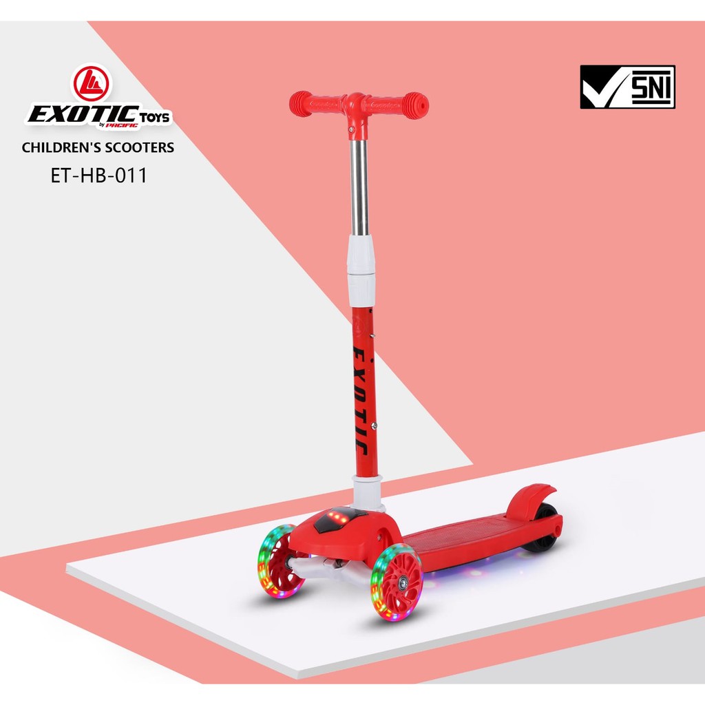 Scooter Skuter Anak Otoped Exotic ET HB011 Roda 3 Bisa di Lipat By Pacific-5