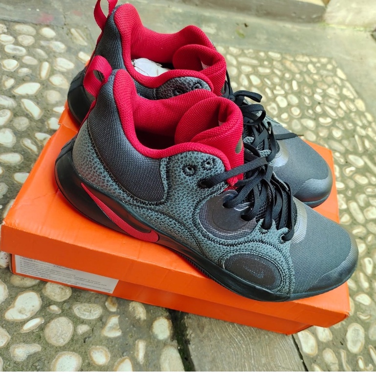 SEPATU BASKET NIKE FLY BY MID 2 ANTHRACITE CU3503-005 ORIGINAL PRELOVED