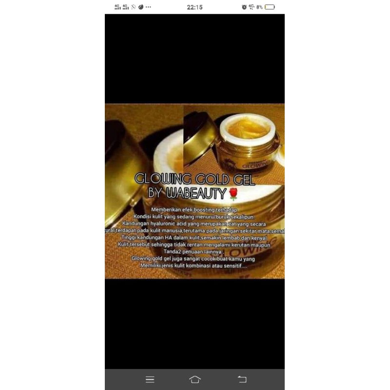 [Original] [COD] GOLD GEL WA BEAUTY