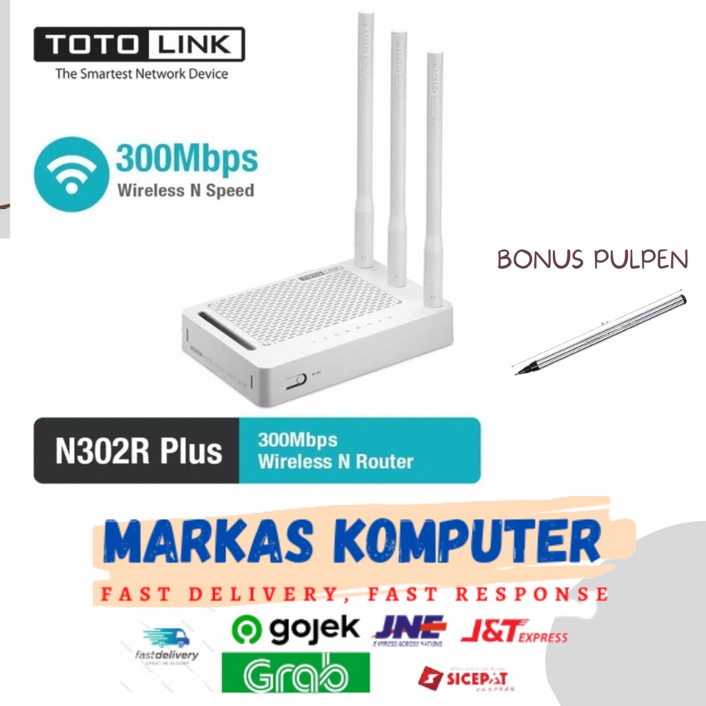 Routher Totolink N302R Plus 300Mbps Wireless N Router