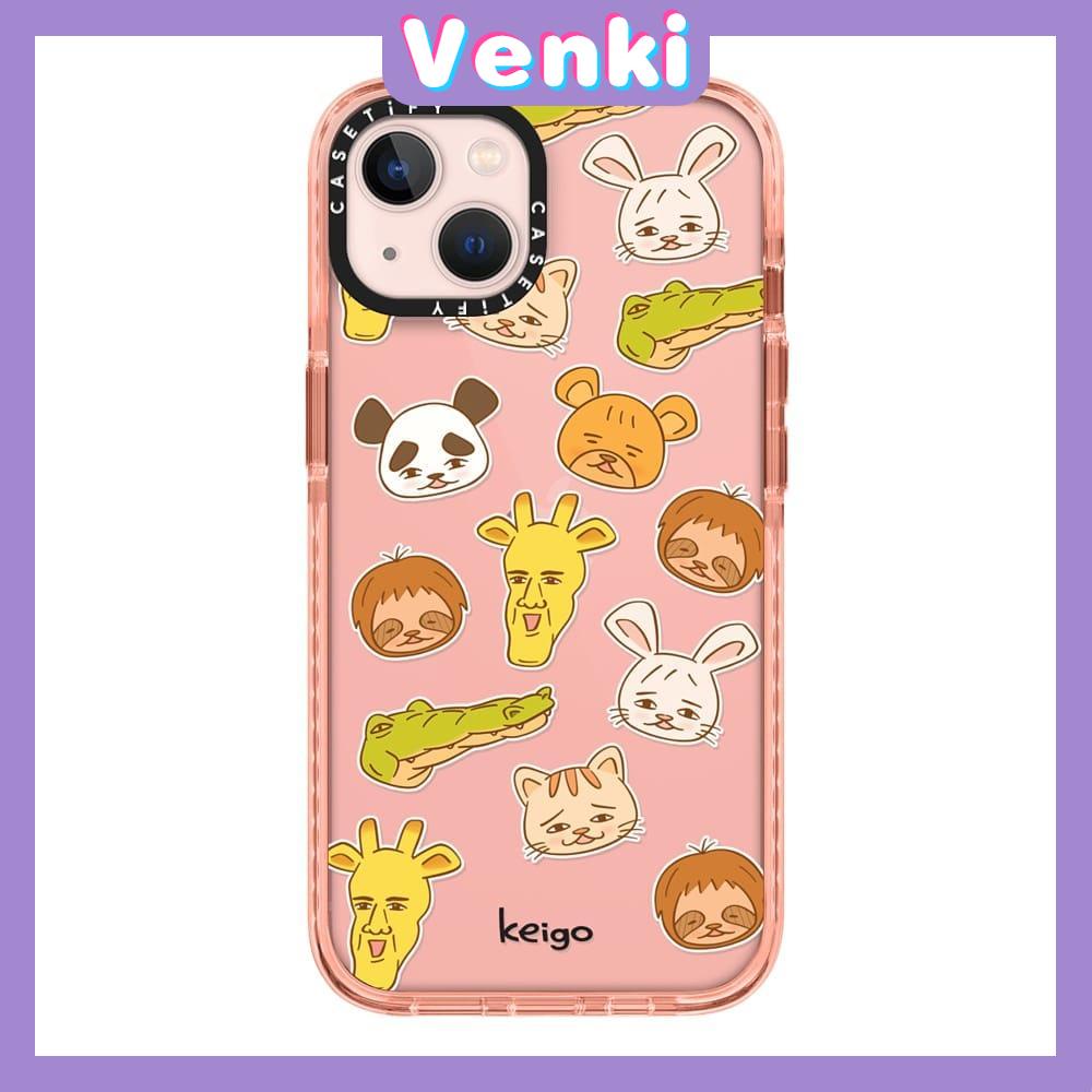 iPhone Case Silicone Soft Case Clear Case Thick TPU Camera Protection Frame Shockproof Case Translucent Pink Cartoon Animal Cute Style For iPhone 13 Pro Max iPhone 12 Pro Max iPhone 11 Pro Max iPhone 7 Plus iPhone XR XS MAX 12 pro X/XS Pro Plus 7 Max 13