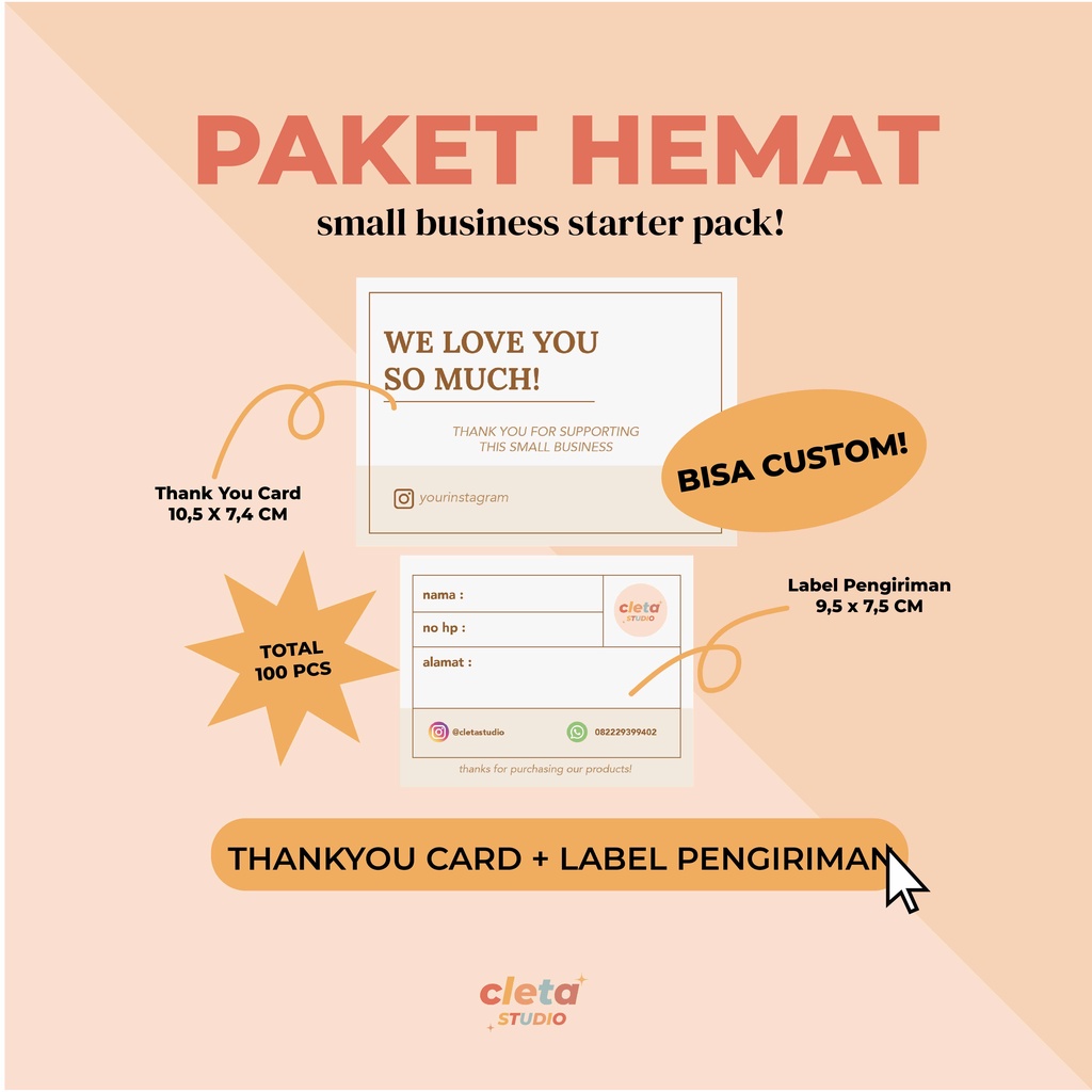

PAKET PACKAGING OLSHOP MURAH / PAKET PACKING OLSHOP MURAH (100 PCS)
