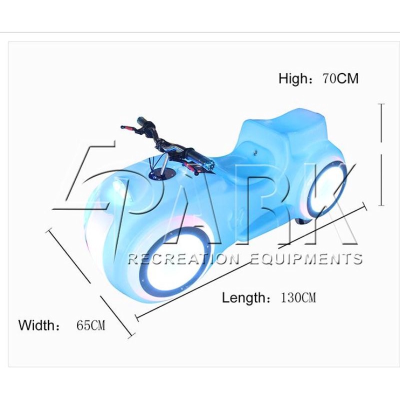 kiddy ride motor ruang angkasa Lampu warna warni