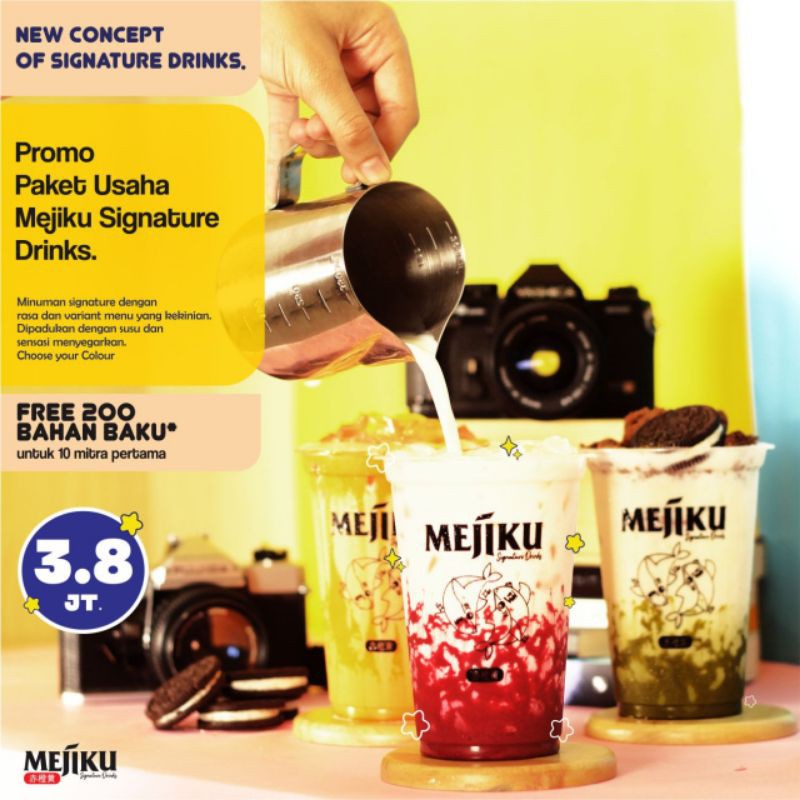Franchise Minuman Kekinian Mejiku Signature