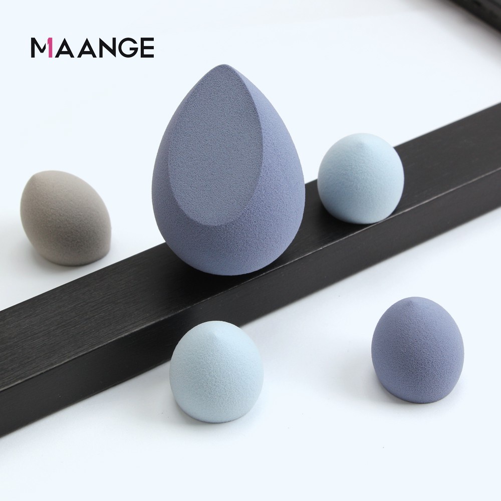 Original Maange 5pcs/kotak Spons Puff Makeup Lembut Untuk Wanita