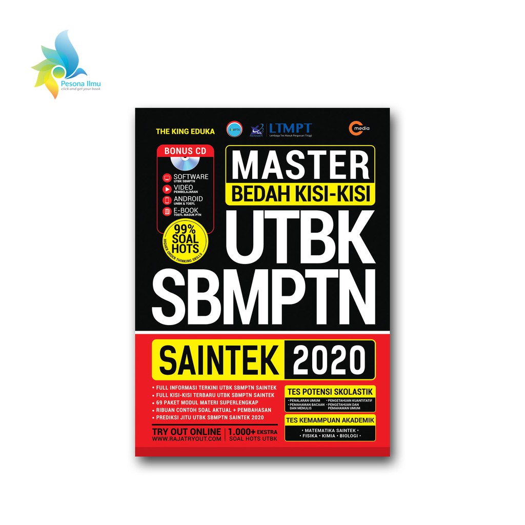 MASTER BEDAH KISI-KISI UTBK SBMPTN SAINTEK 2020 Plus CD ...